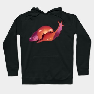 Lesbian Pride Snail Hoodie